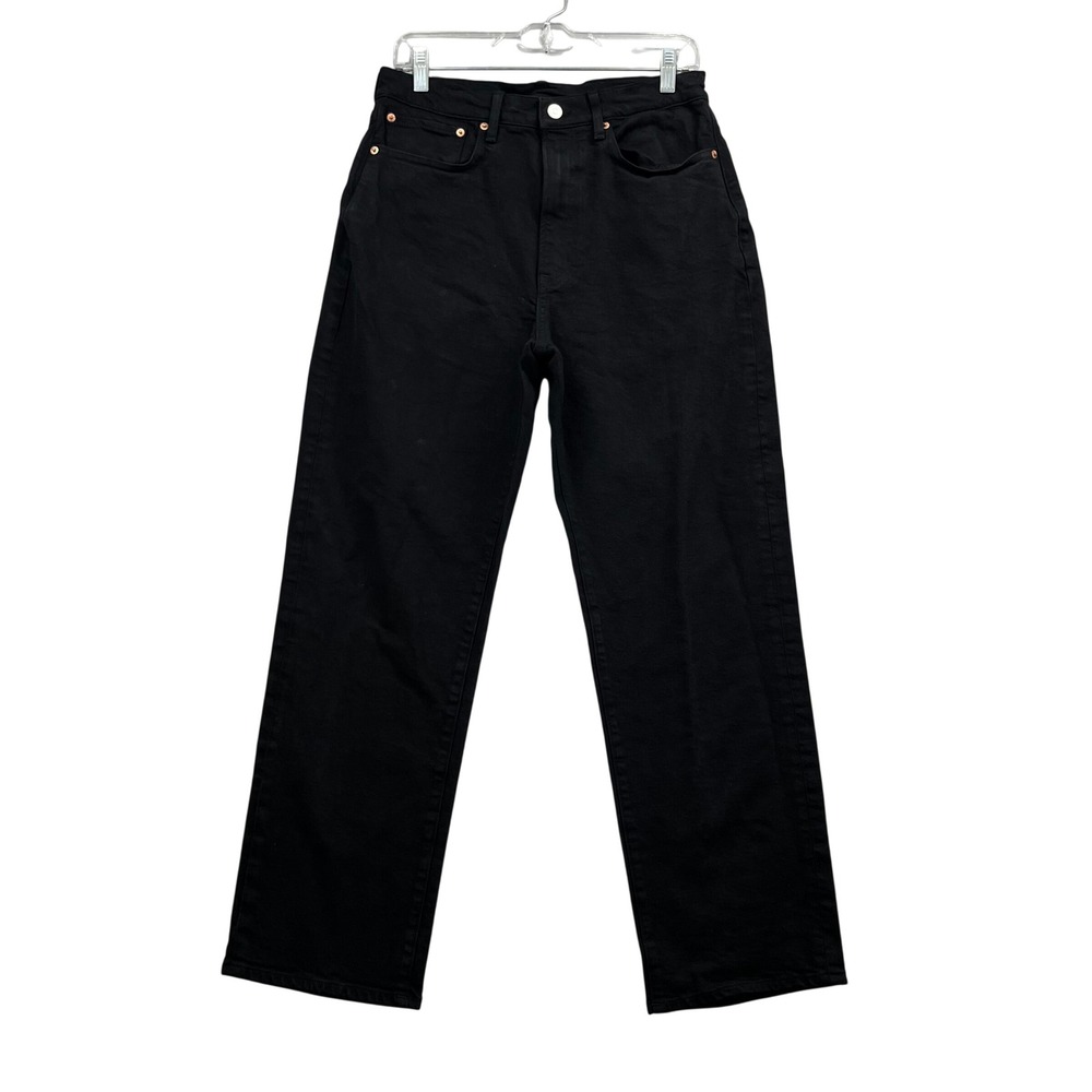 Buck Mason Straight Leg Jeans Womens 29 Black Denim Pants BW14076.667 Minimalist